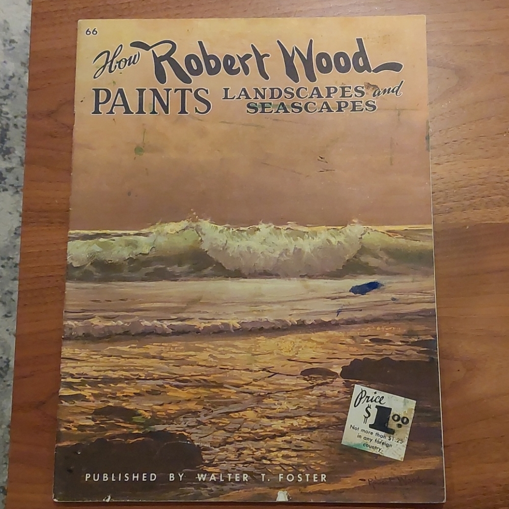 Vintage Lanscape Painting Book by Robert Wood